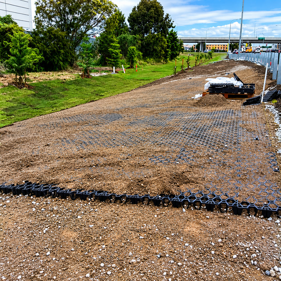 Nero Pave Grasspave 50mm permeable plastic paver grid.