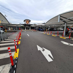 Traffic Lane Separator Kerb - Centre Module & Post