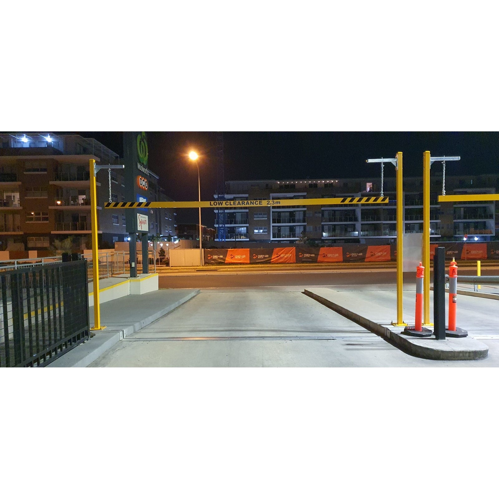 Low Clearance Height Bar (1m - 6.5m) 192.5 kg 2.6M