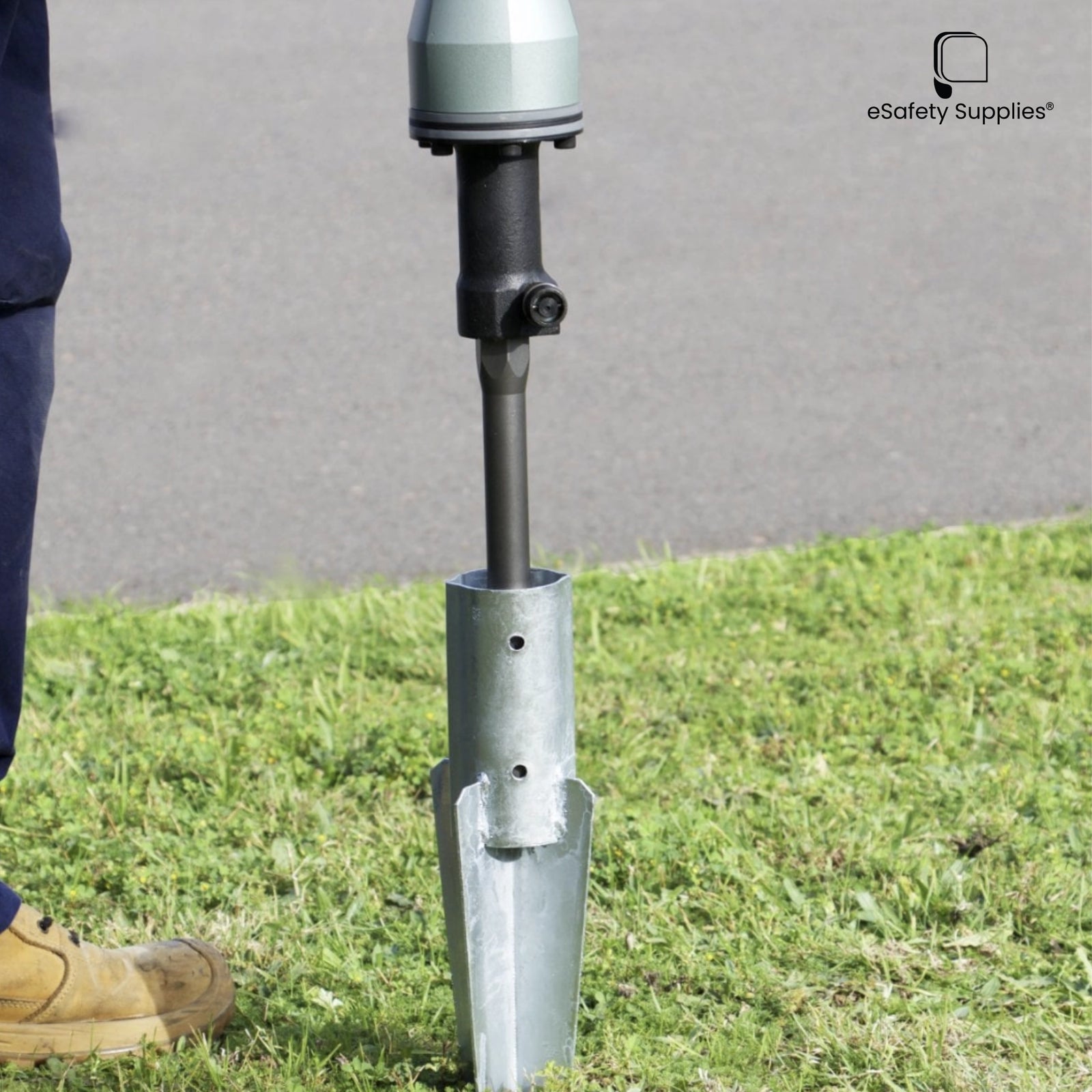 Pole/Post Anchor Socket incl 2 x Wedges | eSafety Supplies – eSafety ...