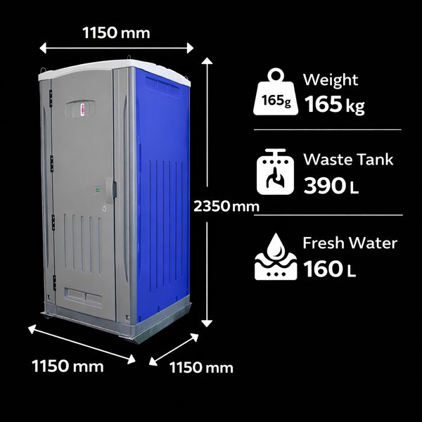 Portable Toilet - Marine Twin Skin - Blue