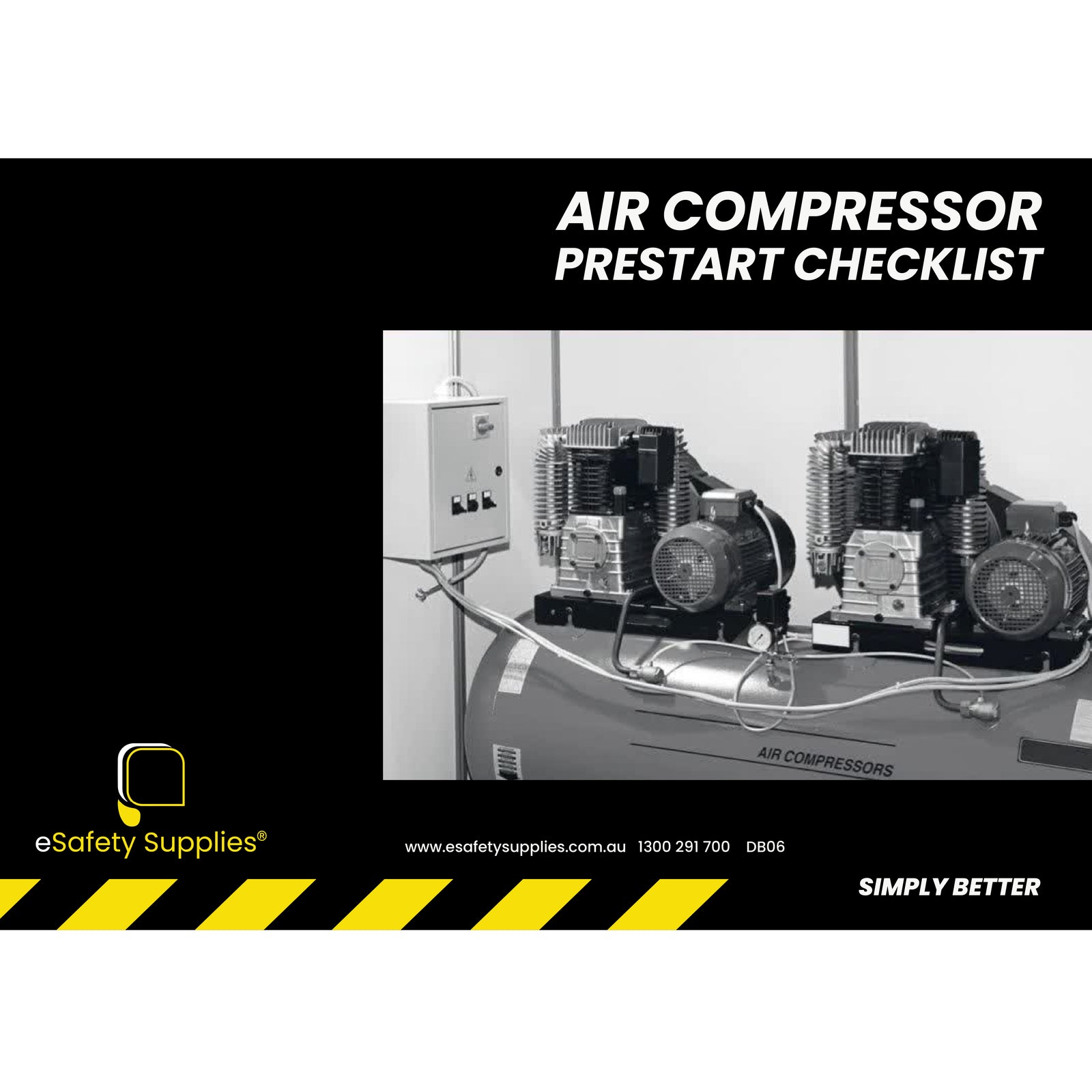 Air Compressor Prestart Checklist Books – eSafety Supplies