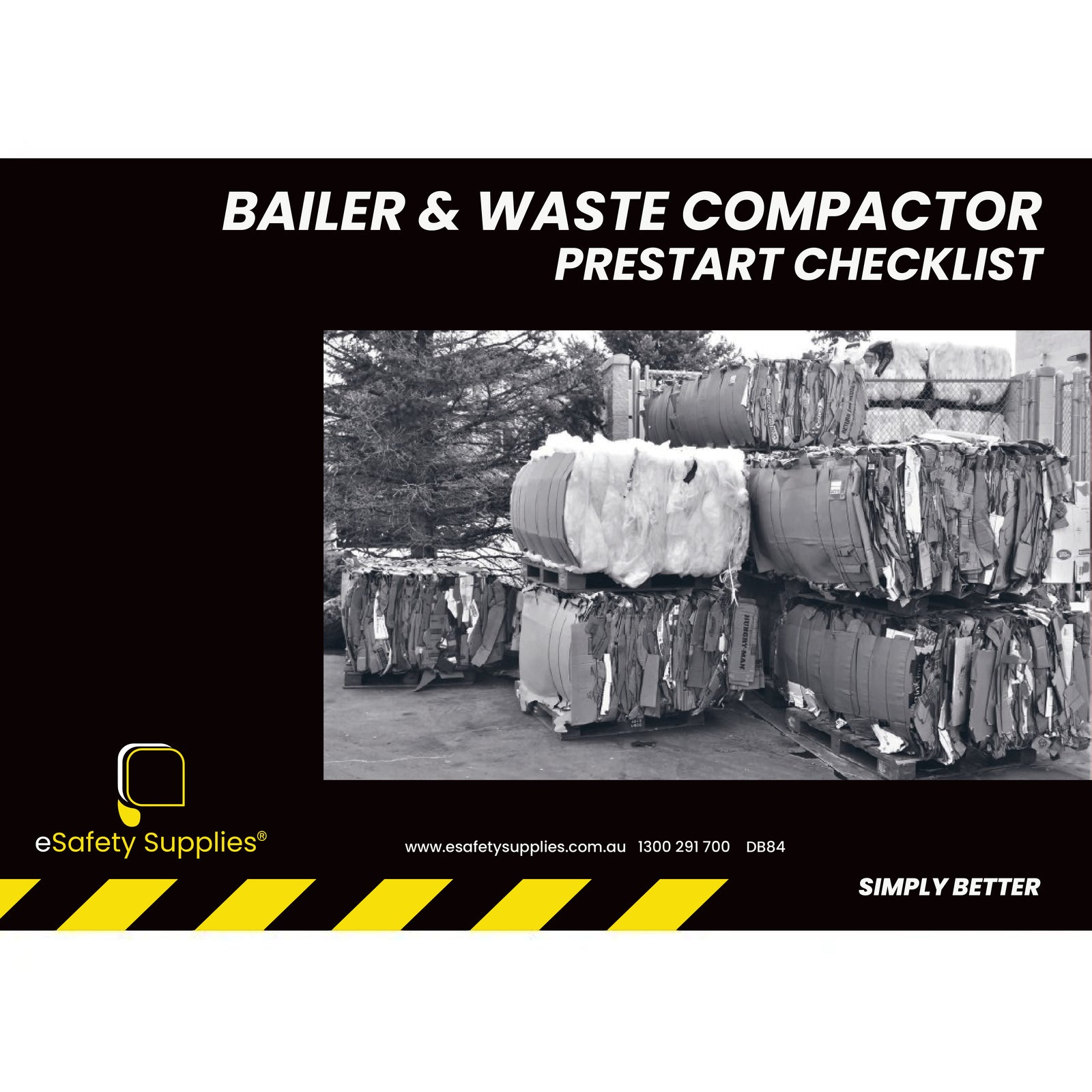 Bailer & Waste Compactor Prestart Checklist