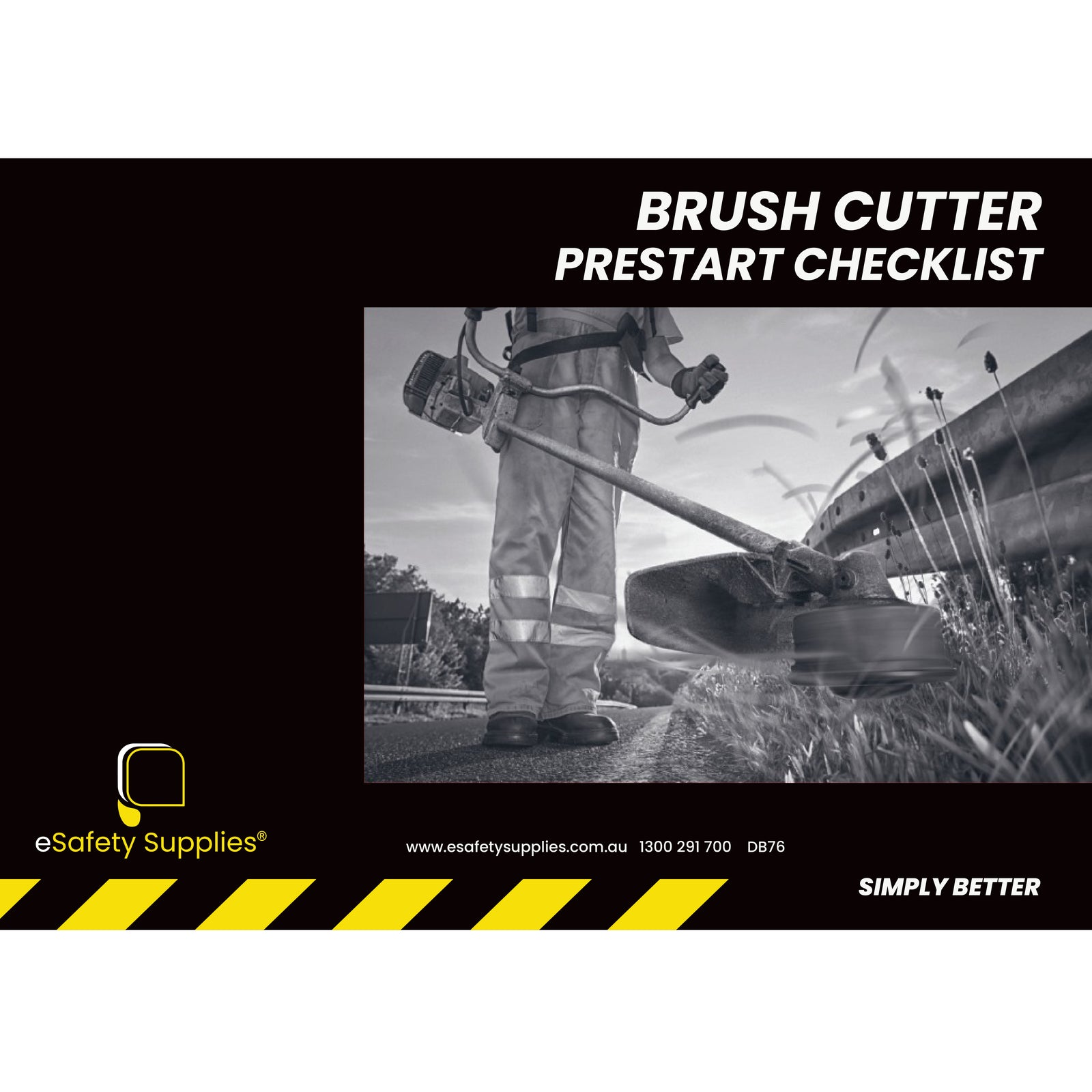 Brush Cutter Prestart Books