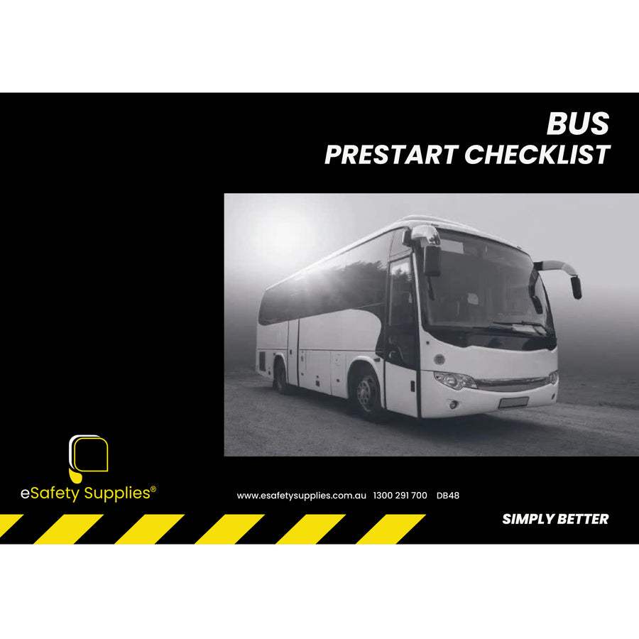 Bus Prestart Checklist Books