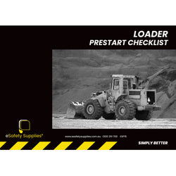 Loader Prestart Checklist Books