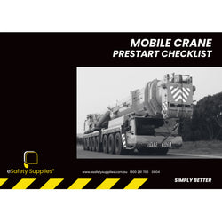Mobile Crane Prestart Checklist Books