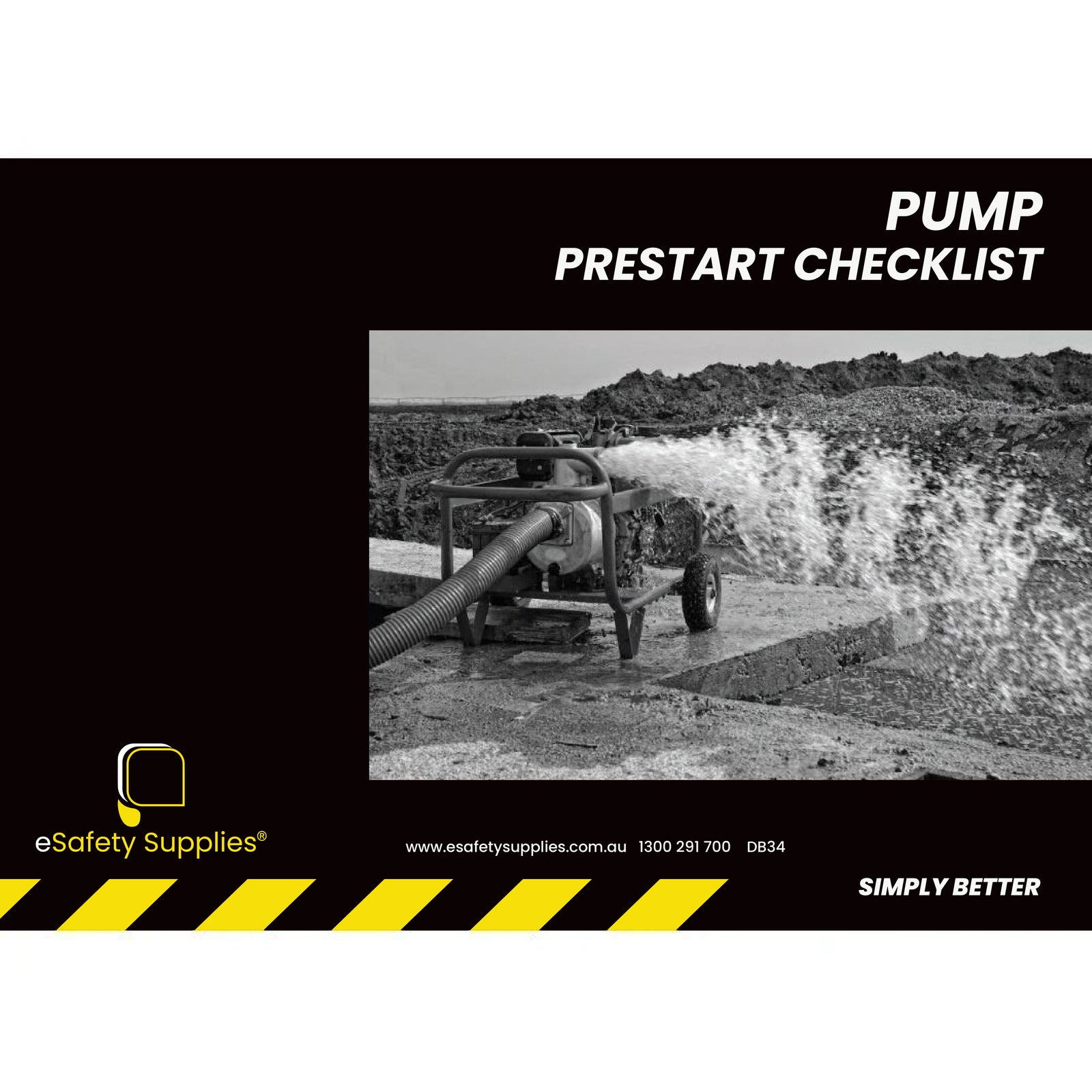 Pump Prestart Checklist Books