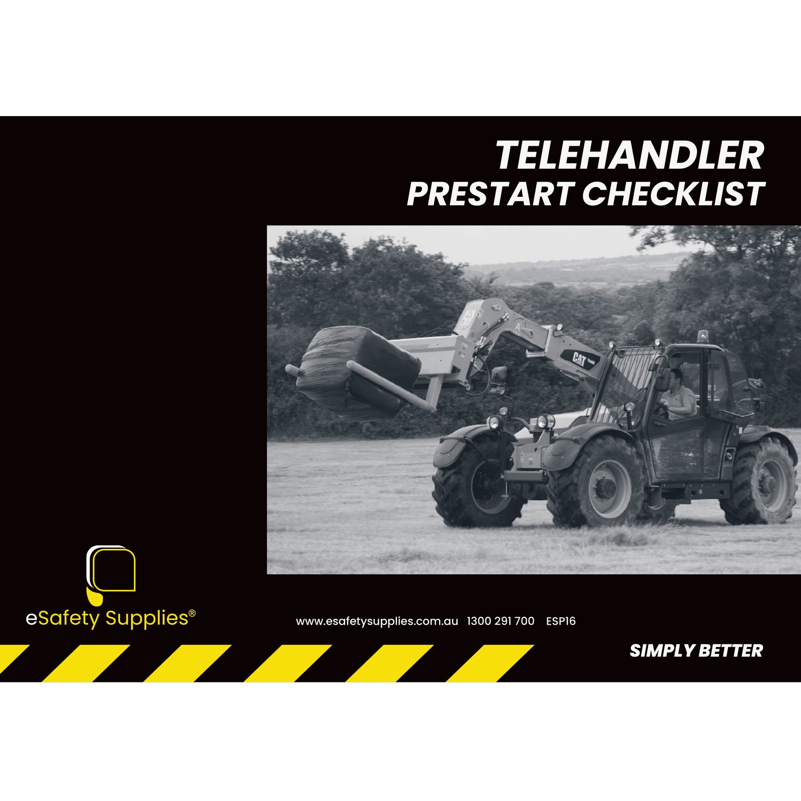 Telehandler Prestart Checklist Books
