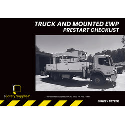 Truck and Mounted EWP Prestart Checklist Books