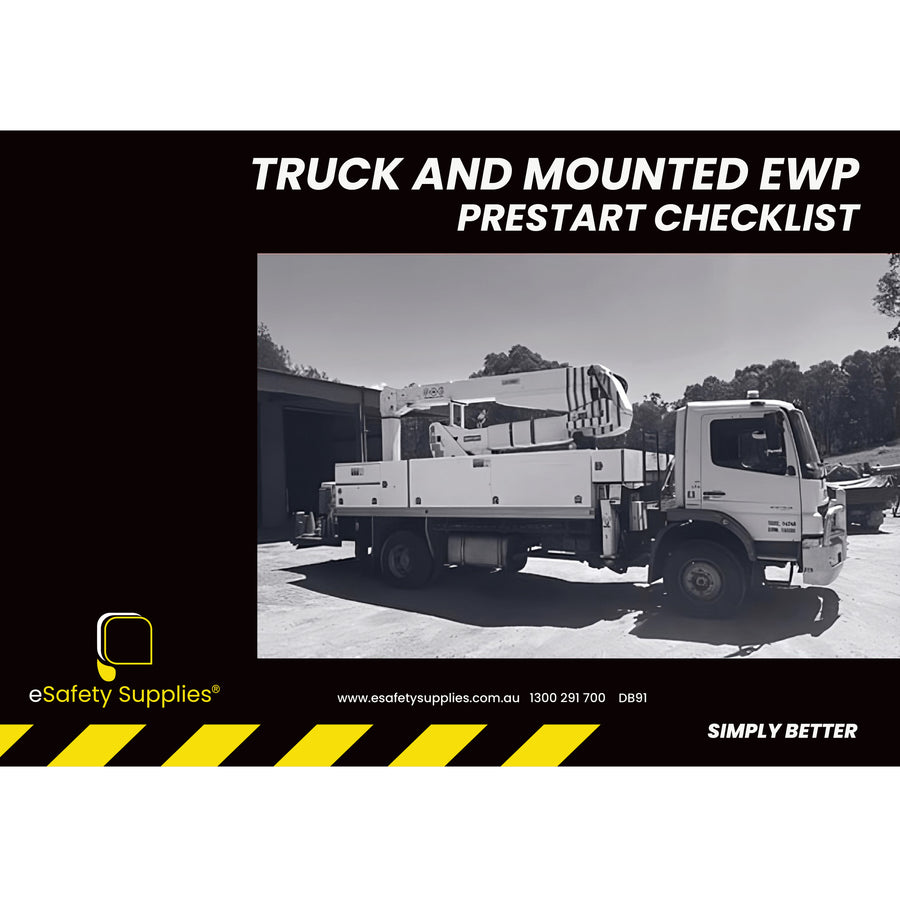 Truck and Mounted EWP Prestart Checklist Books