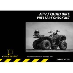 ATV / Quad Bike Prestart Checklist Books