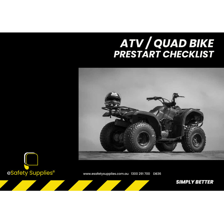 ATV / Quad Bike Prestart Checklist Books