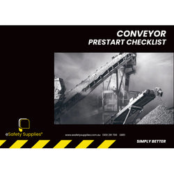 Conveyor Prestart Checklist Books