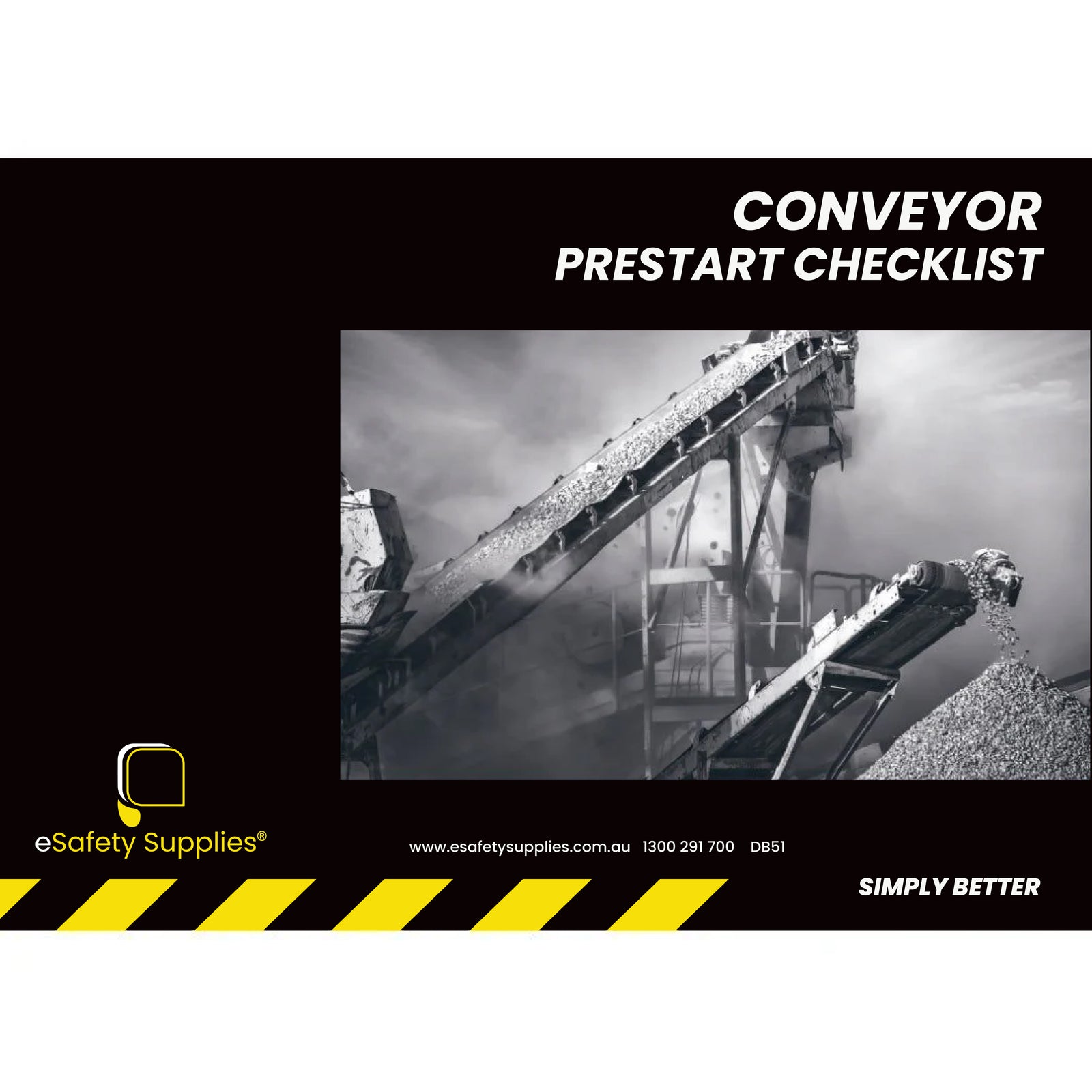 Conveyor Prestart Checklist Books