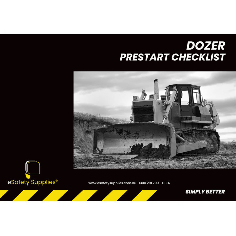 Dozer Prestart Checklist Books