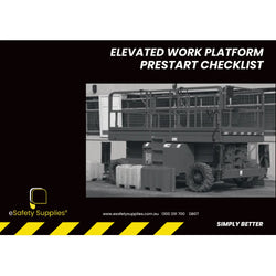 Elevated Work Platform Prestart Books