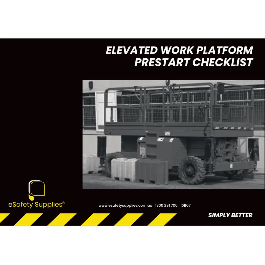 Elevated Work Platform Prestart Books