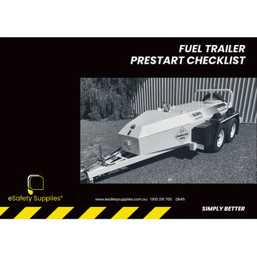 Fuel Trailer Prestart Checklist Books