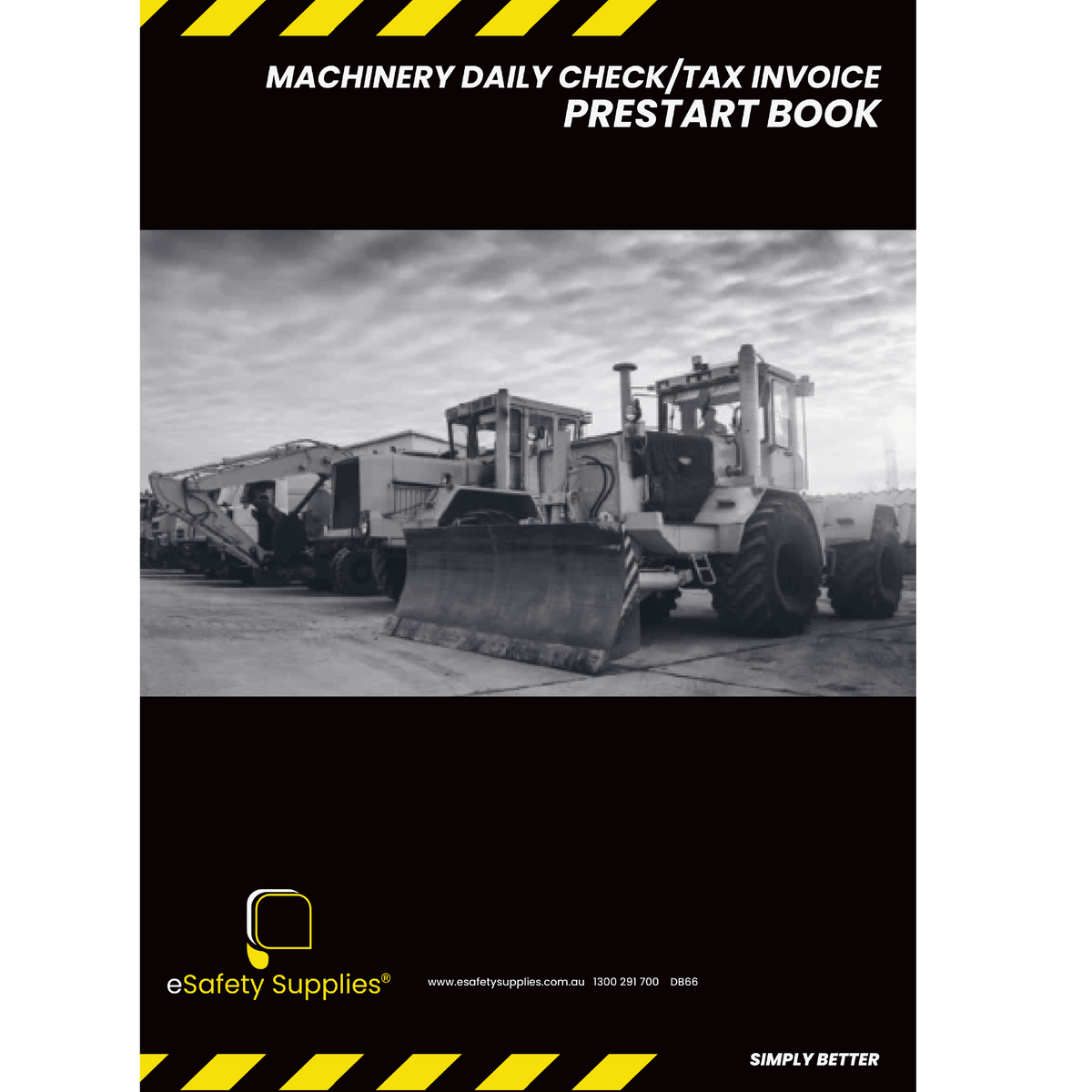 Machinery Daily Check / Tax Invoice Prestart Book