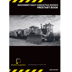 Machinery Daily Check / Tax Invoice Prestart Book