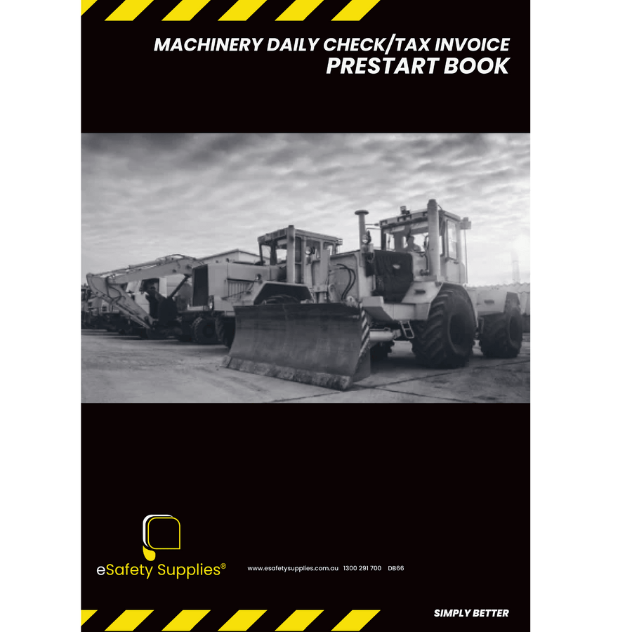 Machinery Daily Check / Tax Invoice Prestart Book