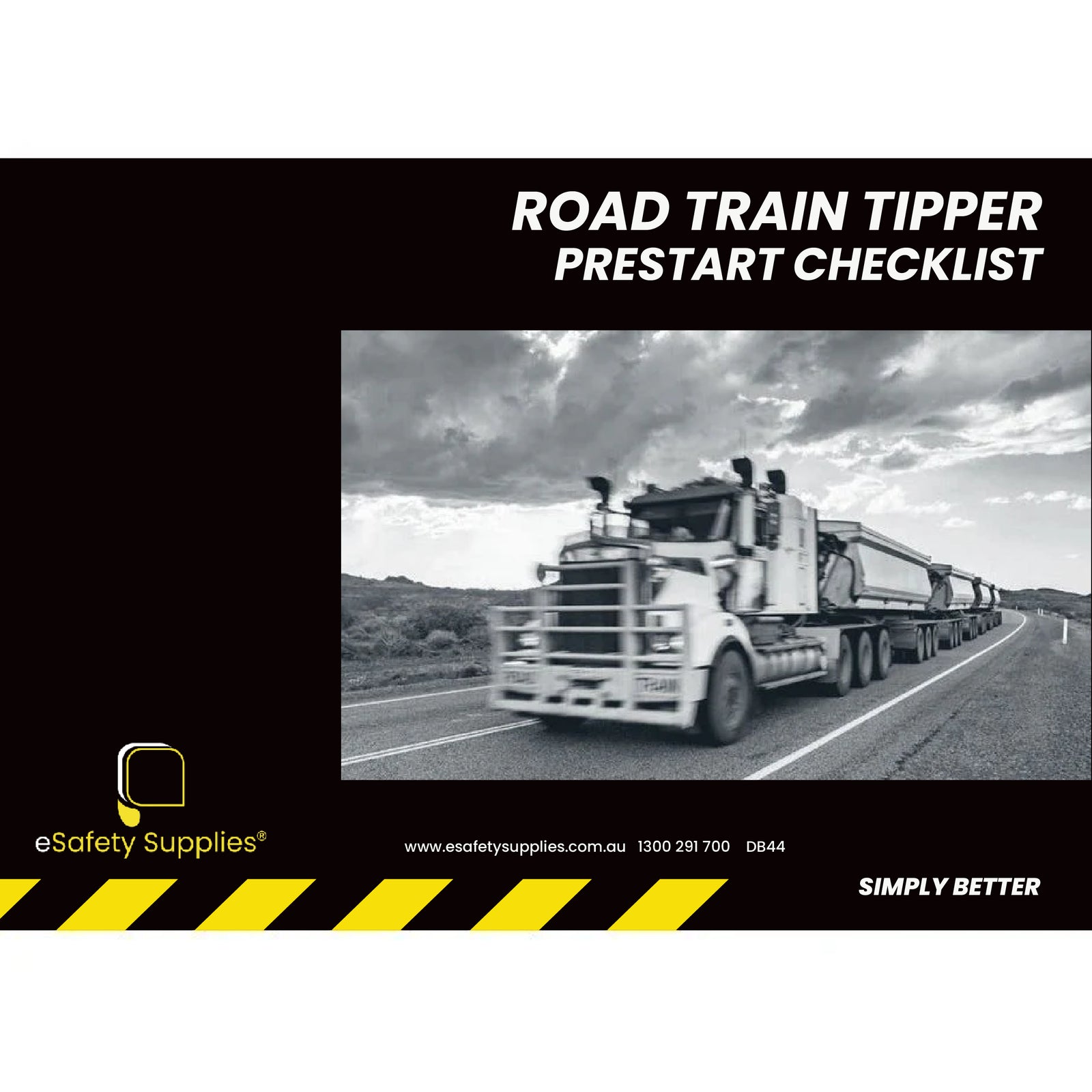 Road Train Tipper Prestart Checklist Books