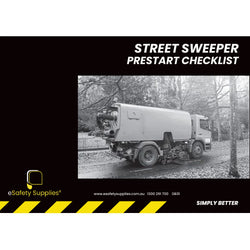 Street Sweeper Prestart Checklist Books