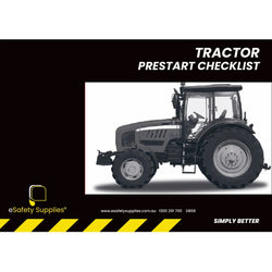 Tractor Prestart Checklist Books