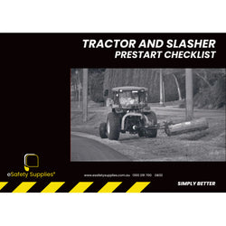 Tractor & Slasher Prestart Checklist Books