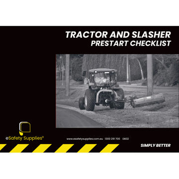 Tractor & Slasher Prestart Checklist Books