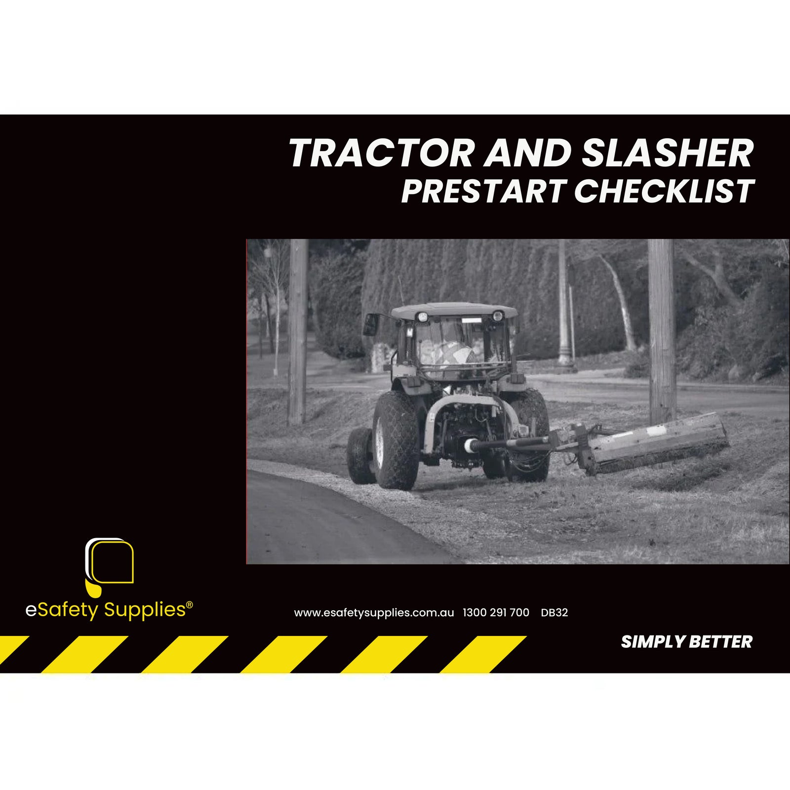 Tractor & Slasher Prestart Checklist Books