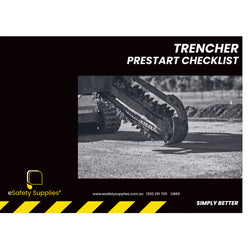 Trencher Prestart Checklist Books