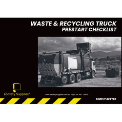 Waste & Recycling Truck Prestart Checklist Books