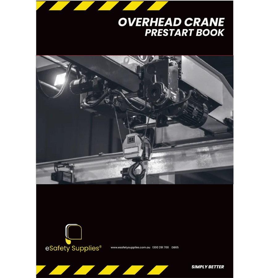Overhead Crane Prestart Checklist Books