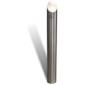 Inground Bevelled Top Bollard - 114mm - Stainless Steel