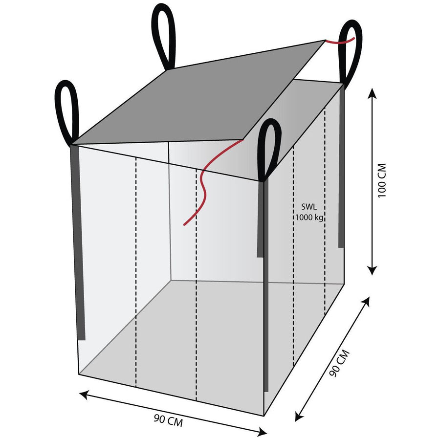 Bulker Bag - 1 Tonne - Top Flap