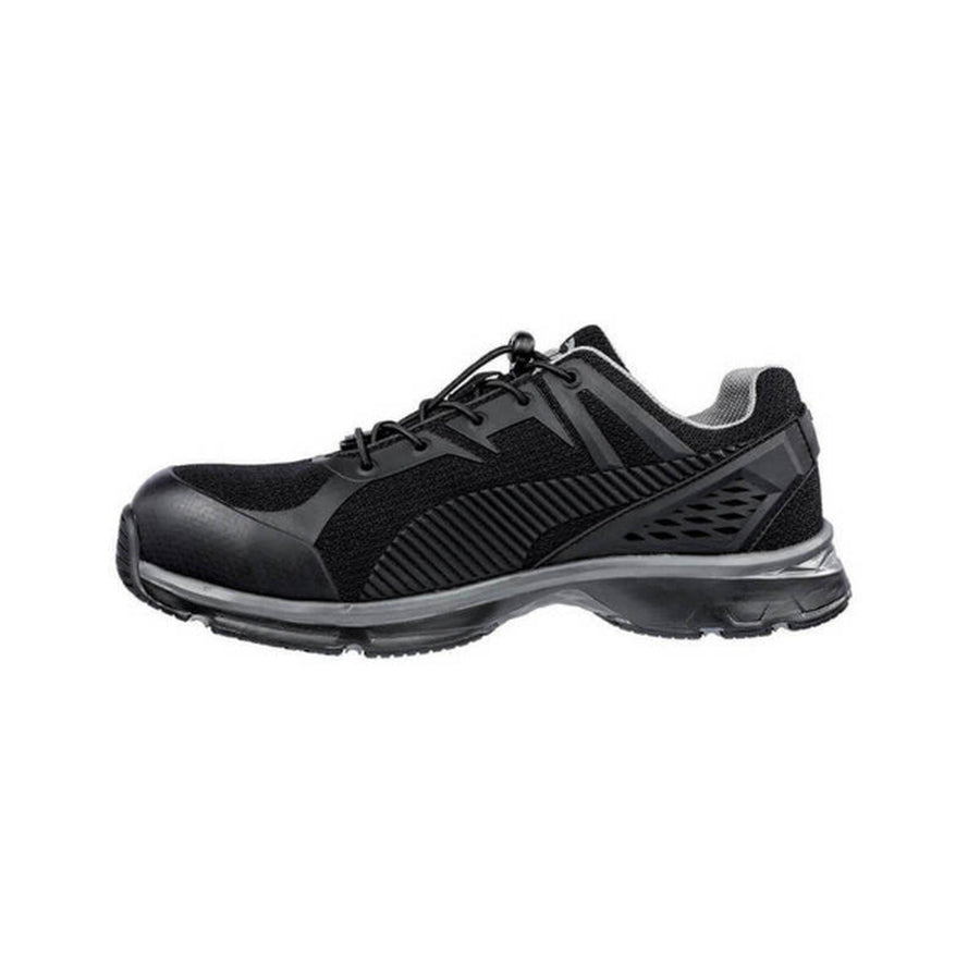 Image showing Left side view of Black Puma Relay Safety Shoe 