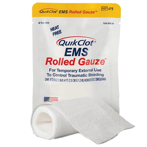 QUIKCLOT Haemostatic EMS Roll 7.5cm x 1.2M