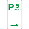 Parking Sign - 5 Minute - 225x450mm 3.5 kg sign-type Left Arrow R5-13L