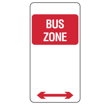 Bus Zone Multi-Directional Arrow - 225x450mm