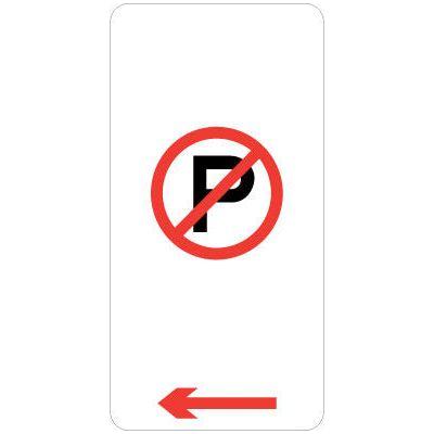 Parking Sign - No Parking 3.5 kg 225x450mm Sign-type Multi Directional R5-40D