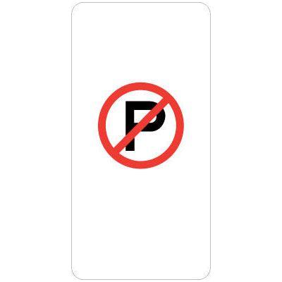 Parking Sign - No Parking 3.5 kg 225x450mm Sign-type Right Arrow R5-40R