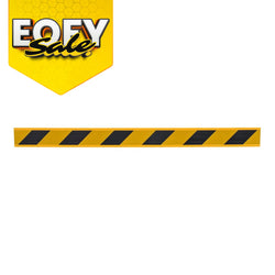 PVC Barrier Board - Class 1 Reflective Tape - 2.5m
