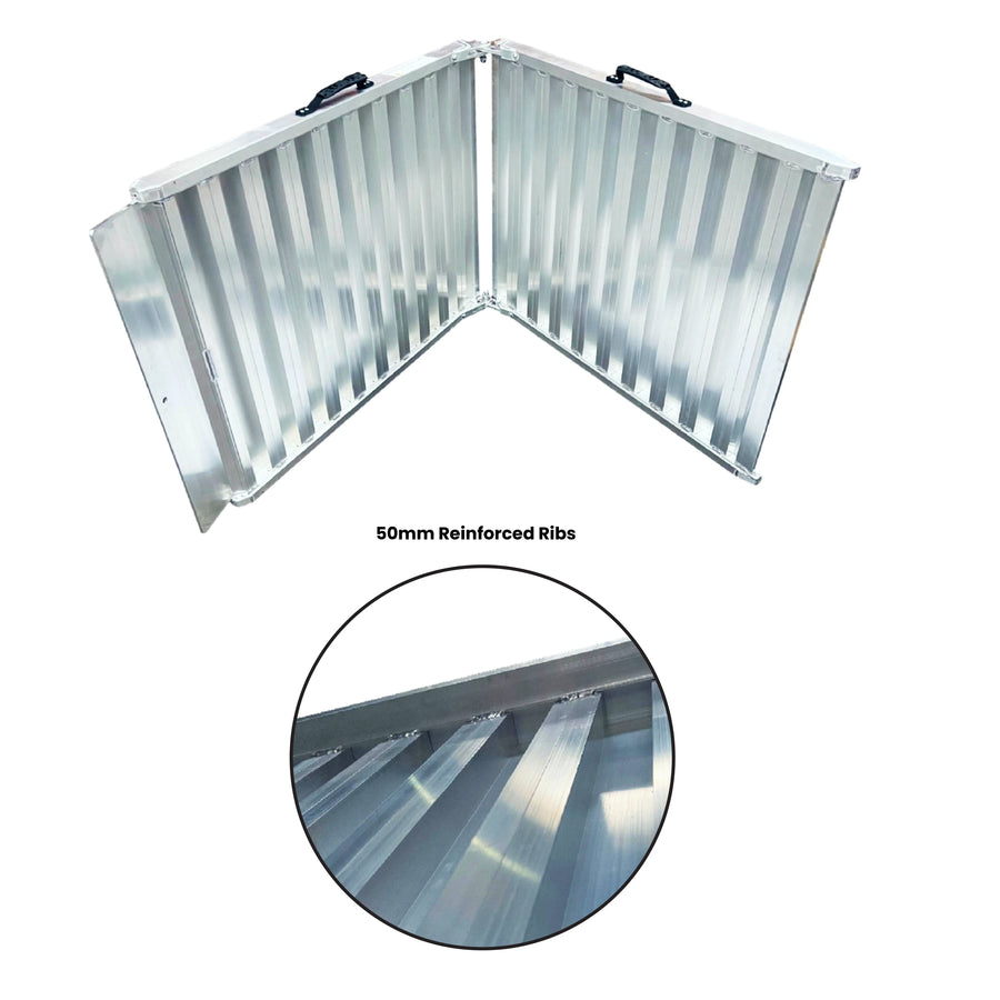 Removalist Loading Ramp 2.15m x 0.85m Foldable - Heavy Duty - 400kg