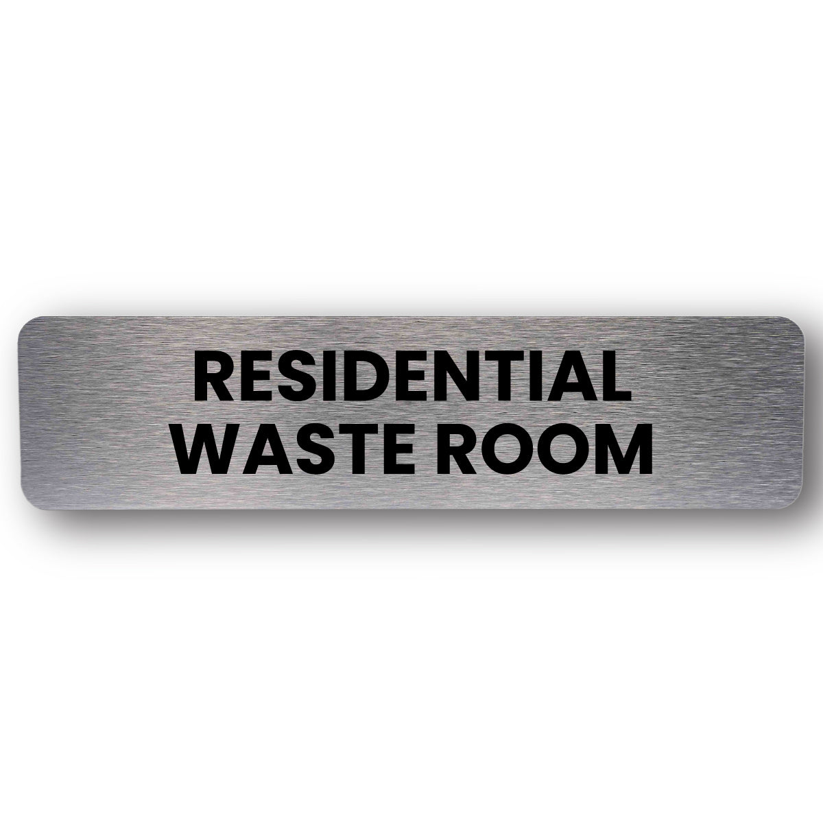 Residential Waste Room - Brushed Silver