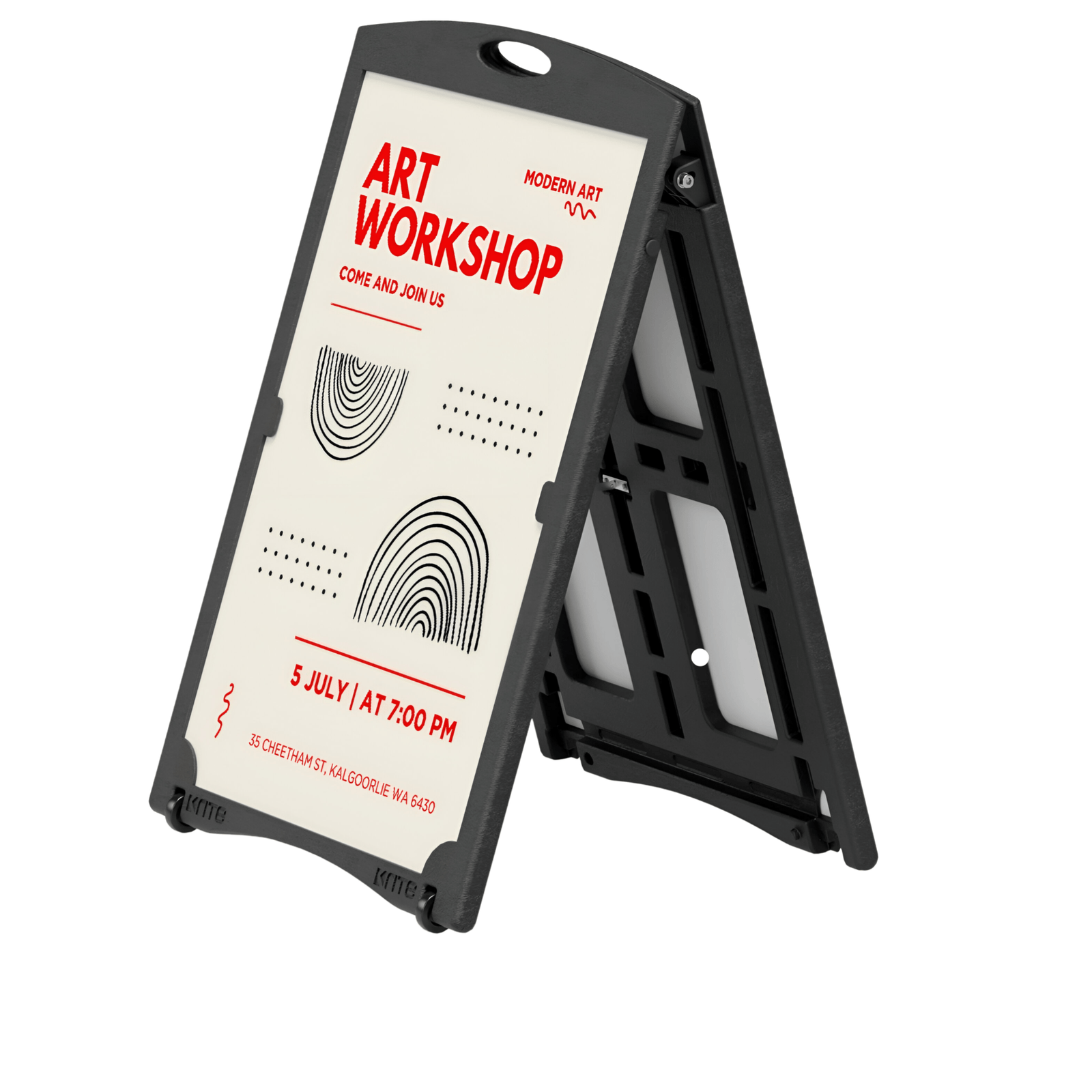 Weighted Display Frame Weighted A Frame Sign - 900x600 – eSafety Supplies