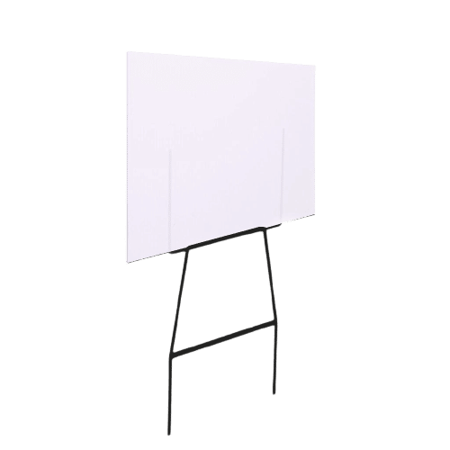 Exterior Corflute Lawn Stands