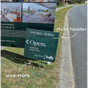 Exterior Corflute Lawn Stands - Display & Exhibition