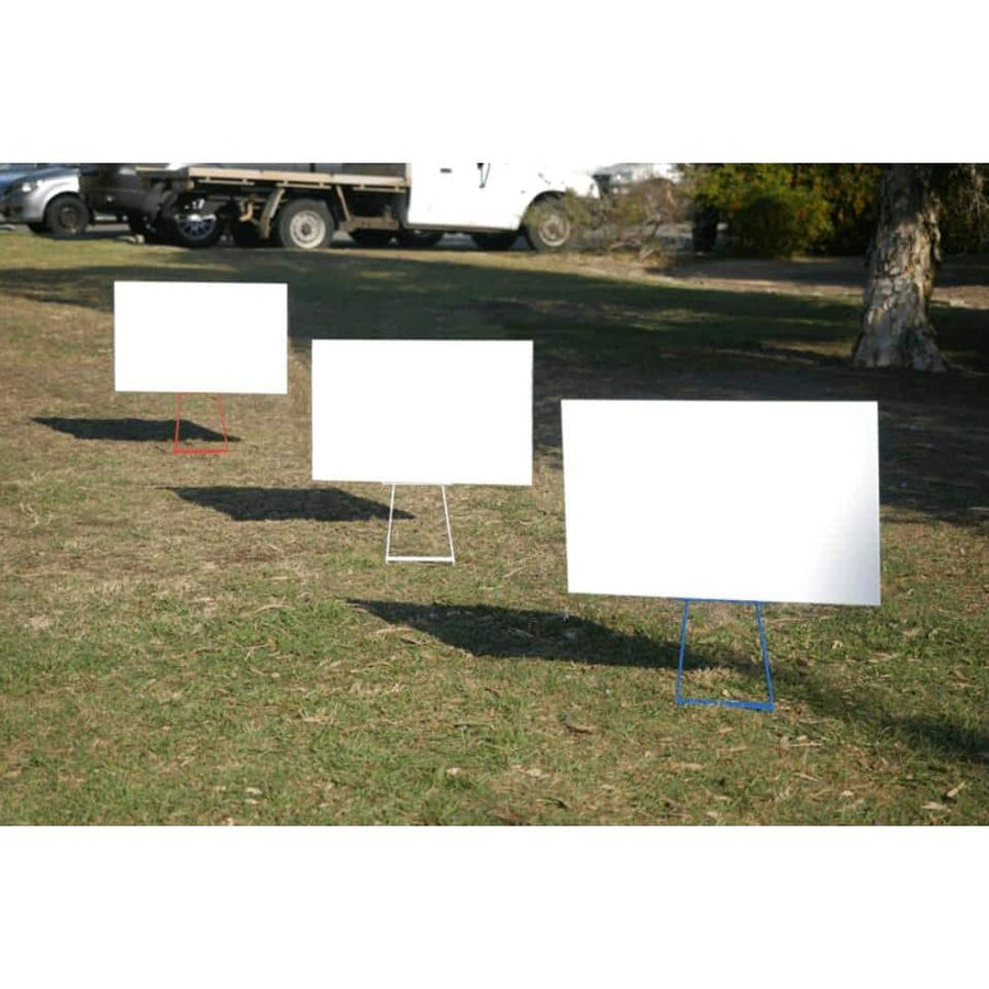 Exterior Corflute Lawn Stands